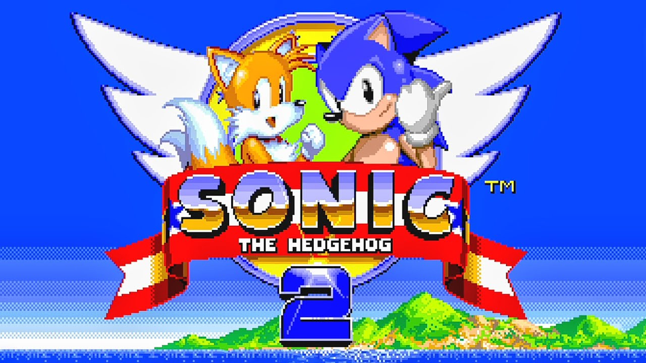 Sonic e Tails no emblema de Sonic the Hedgehog 2